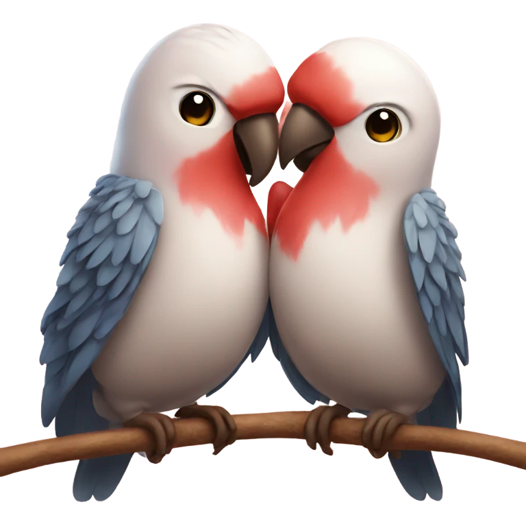 Love birds emoji