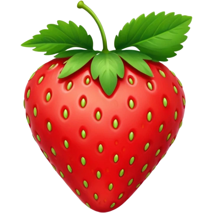 juicy strawberry emoji
