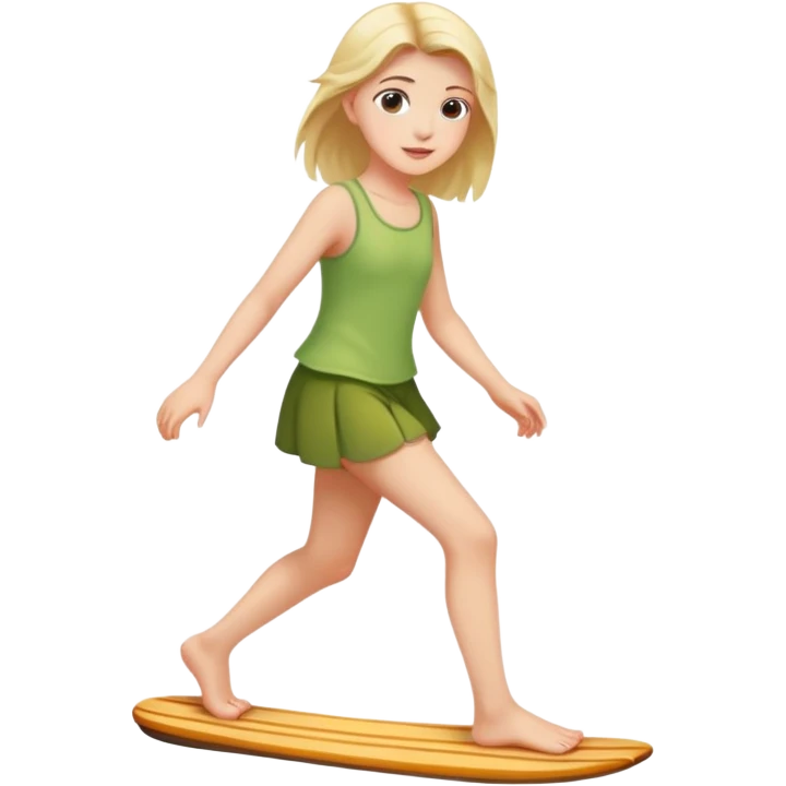 Girl without pants emoji