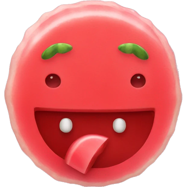 watermelon gummy emoji