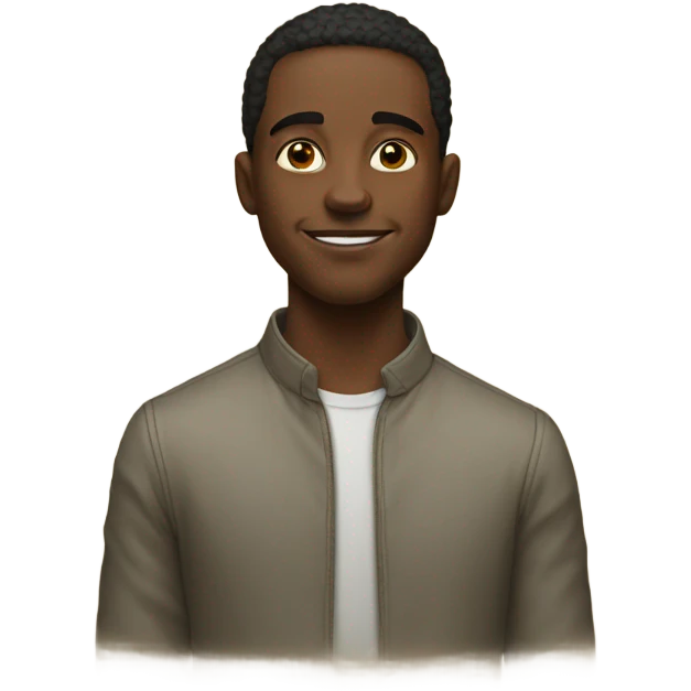 portrait of a young man that is very small with very large feet emoji