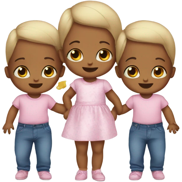 triplet babies emoji