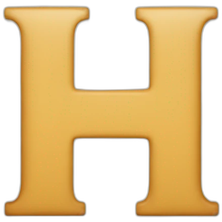 letter H with Square emoji