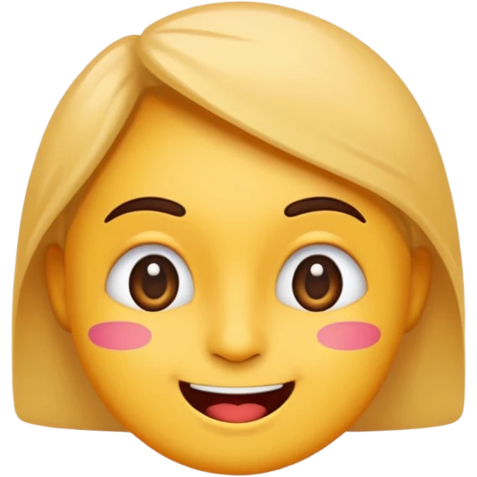 Create a bold, cartoon-style emoji with a transparent background, readable at small sizes (32×32 px). Represent the Hyderabadi phrase ‘Kya hua free hore?’ with a cheeky, mischievous expression. Use bright colors, simple shapes, and a fun, expressive style suitable for YouTube membership. emoji