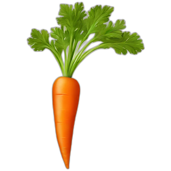 Carrot un the nose emoji