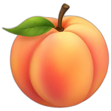 Peach emoji