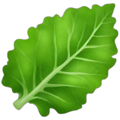 green salad leaf emoji