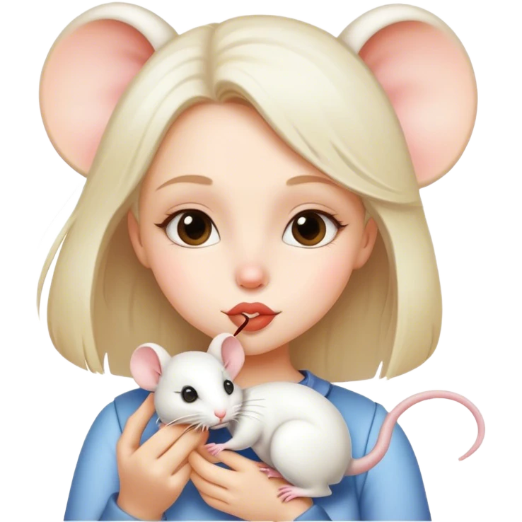 Cad kises mouse emoji