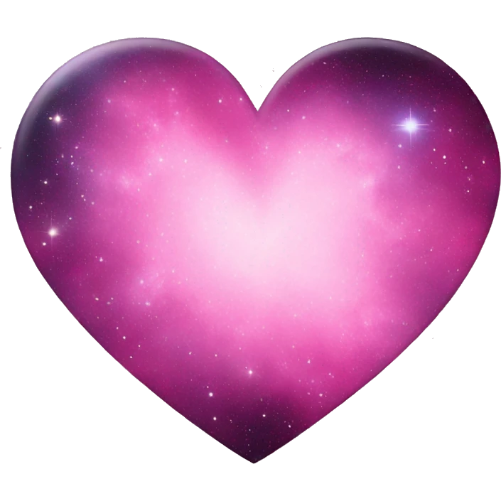 pink galaxy heart emoji