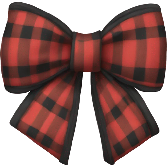 Flannel bow emoji