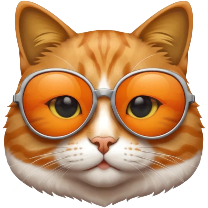 Cat wearing sunglasses emoji
