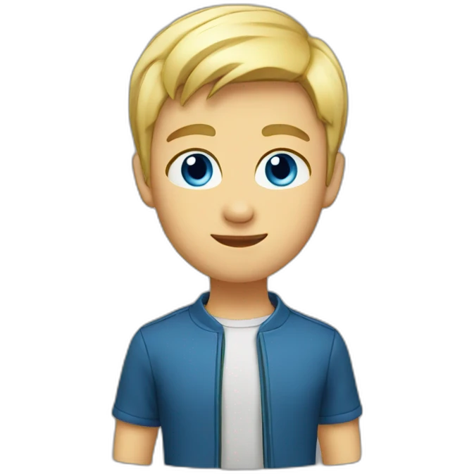 blond-short-hair-blue-eyes emoji