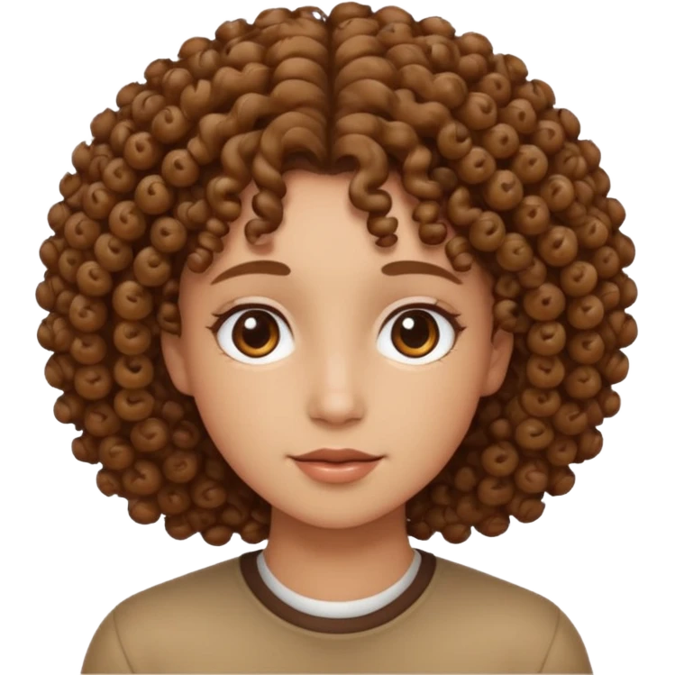 Curling my hair emoji