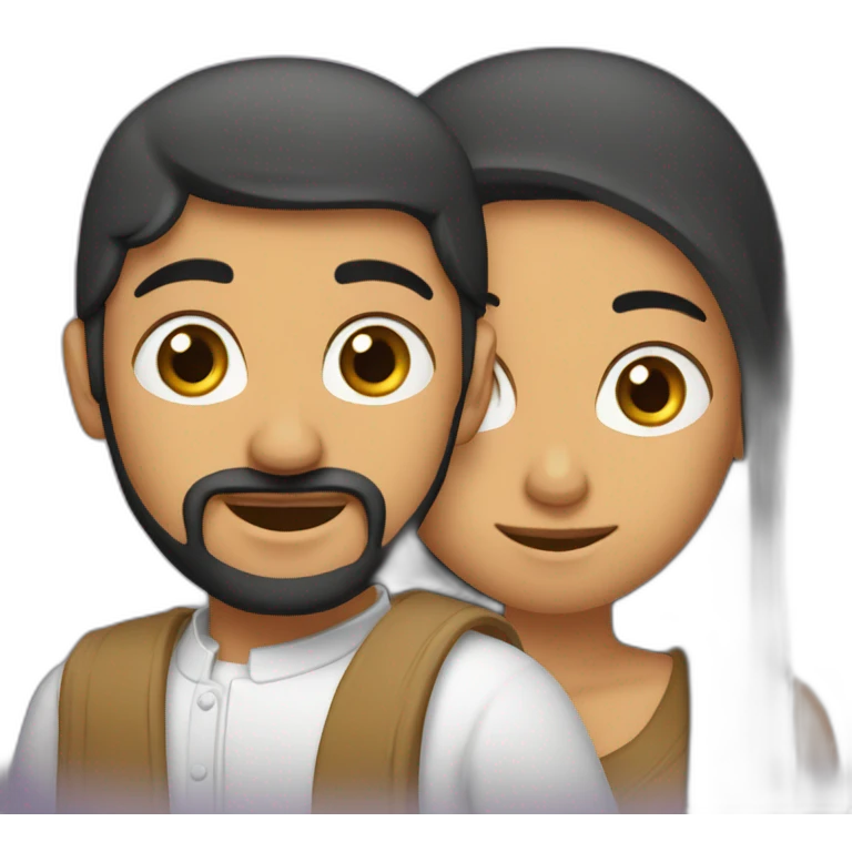 deux arabe a côté emoji