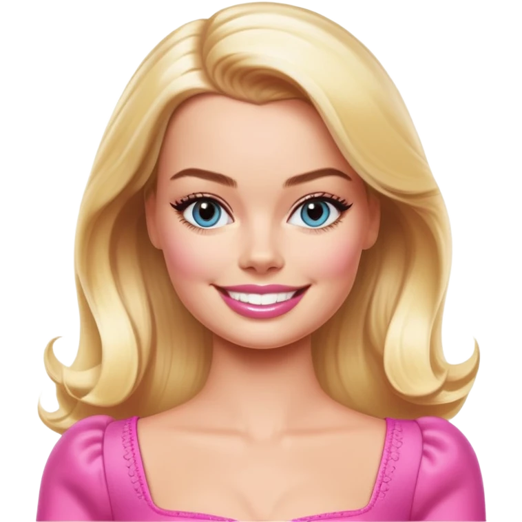 margot robbie as barbie  emoji