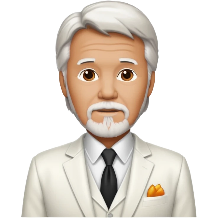 Kenny Rogers with white suit jacket emoji