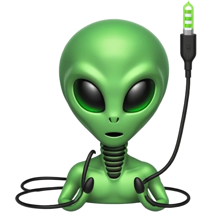 alien aux cord emoji