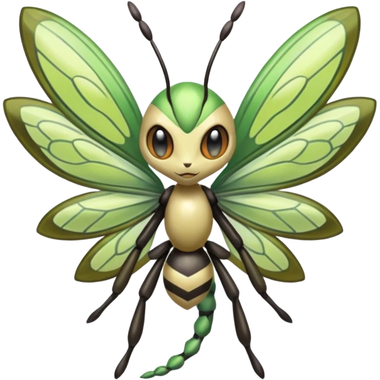 Meloetta-Beedrill-Celebi-fusion emoji