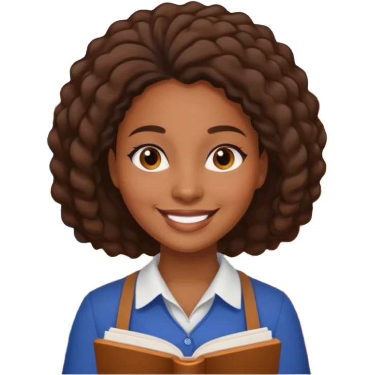 Bookstore Clerk black woman emoji
