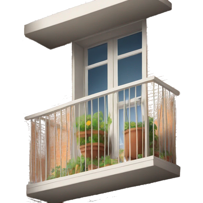 Room balcony  emoji