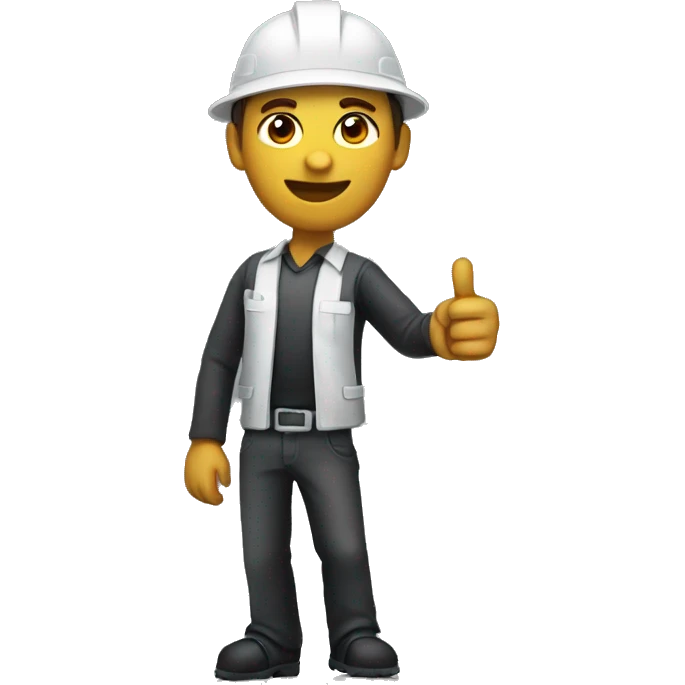 full body picture of tmobile worker emoji