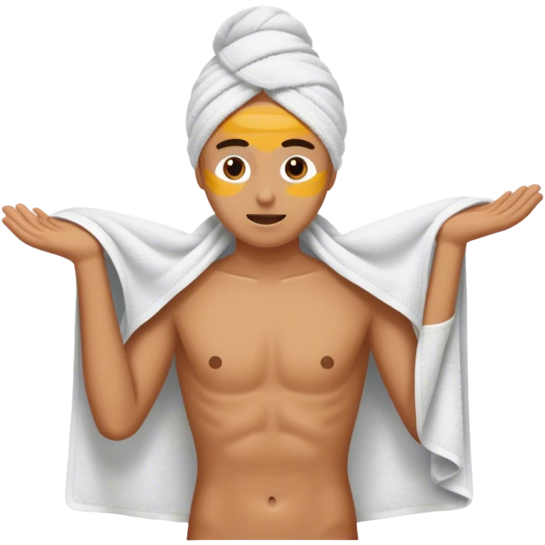 towel dry off emoji