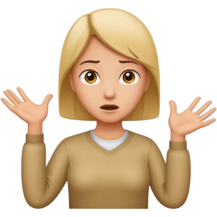 Who cares emoji
