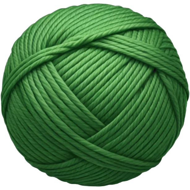 Rolled Yarn Ball green emoji