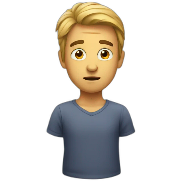 man looking sideways shocked emoji