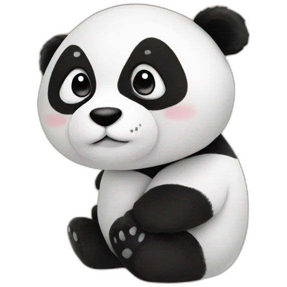 panda stuffed toy emoji