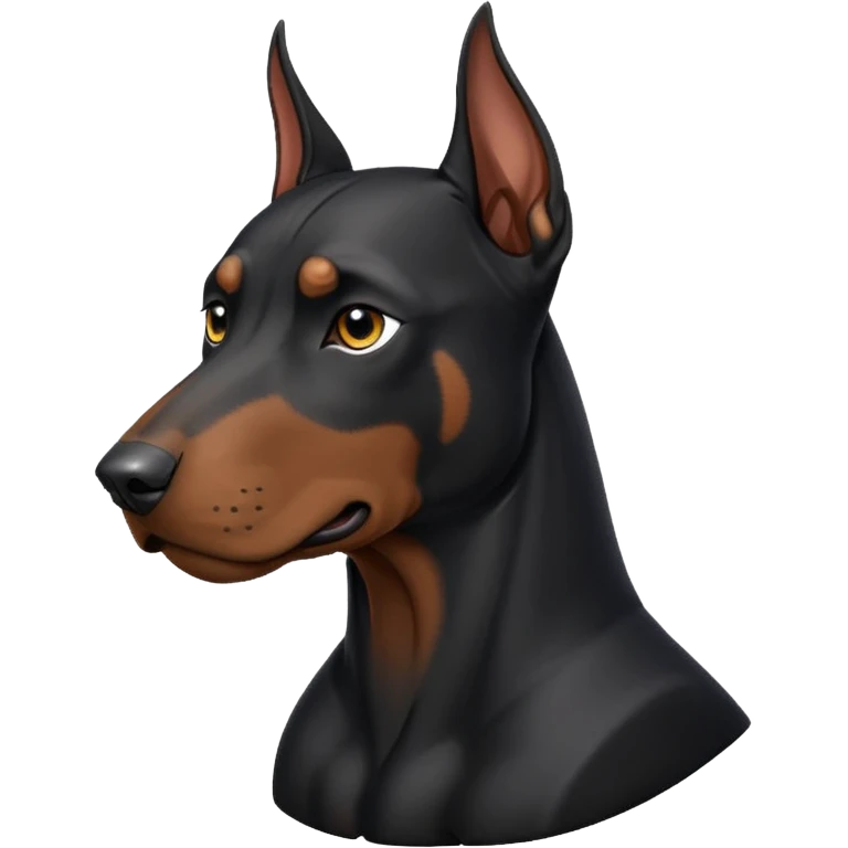 black doberman Y3 emoji