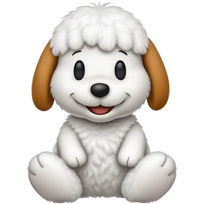 Make a snoopy emoji emoji