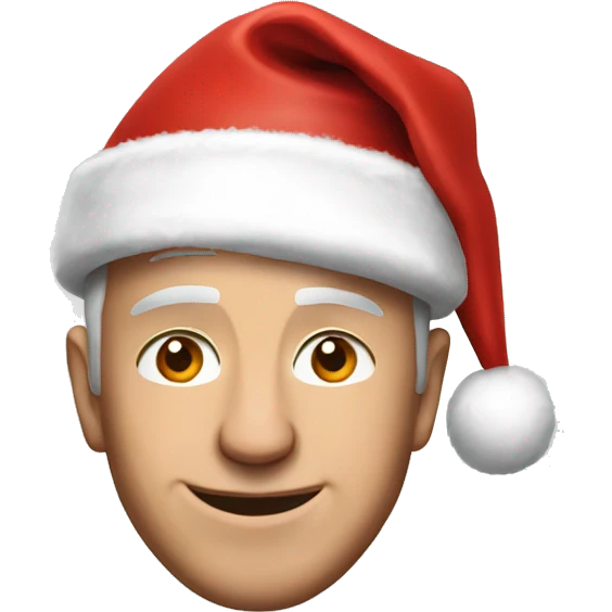 jeff bezos with santa hat emoji