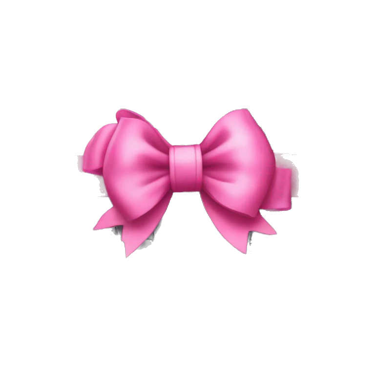disco ball with pink bow emoji