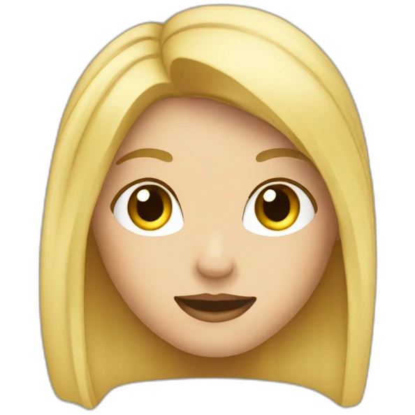 Blonde qui fait un pouce en l'air emoji