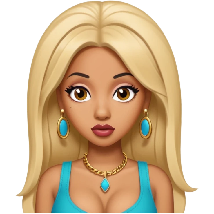 pretty bratz baddie, cardi b emoji