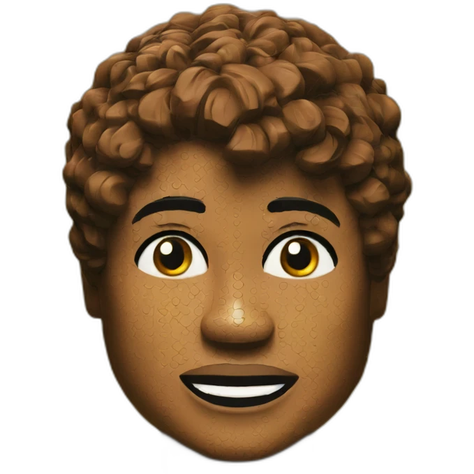 jaconda face as lego emoji