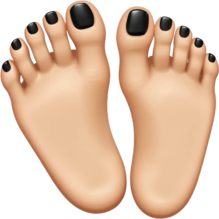 black toes emoji