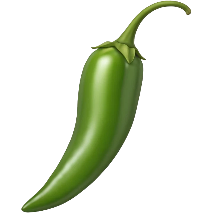 Green chili emoji