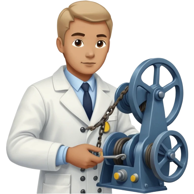 Russian marine geology scientist operating a winch on an old research vessel emoji
