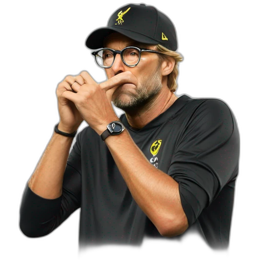 Klopp kissing his fingers emoji