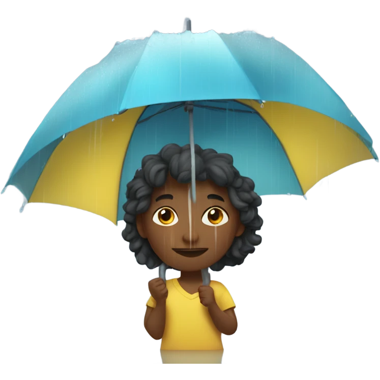 When it rains it pours emoji