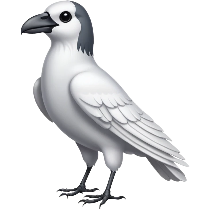 White crow emoji