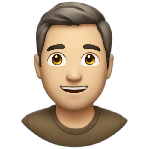 Homme impressionné  emoji