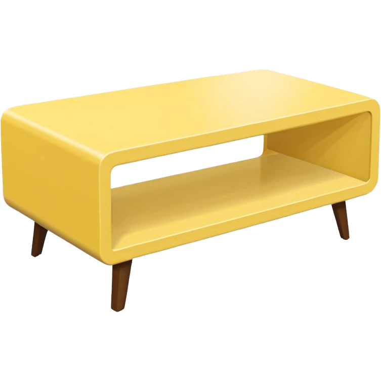 light yellow coffe table
 emoji
