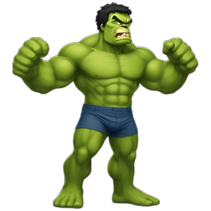 Hulk + homer jey simpson emoji