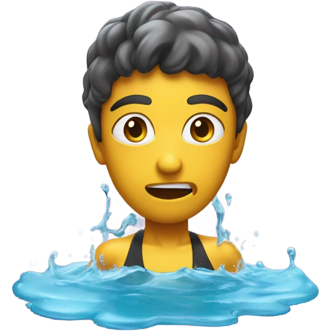 Person swimming in syrup emoji