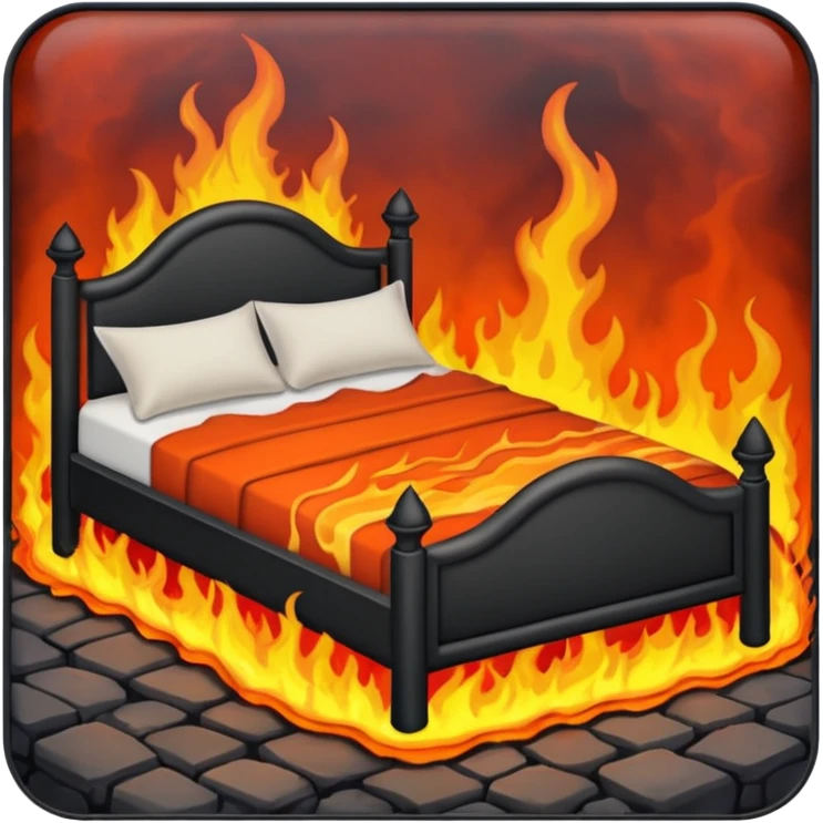 Hells in a bed emoji