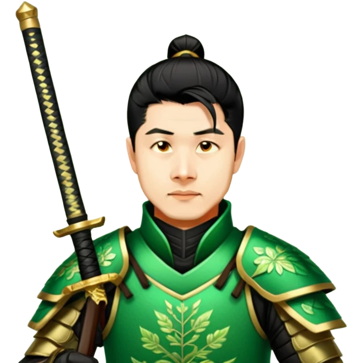 Emerald Samurai emoji