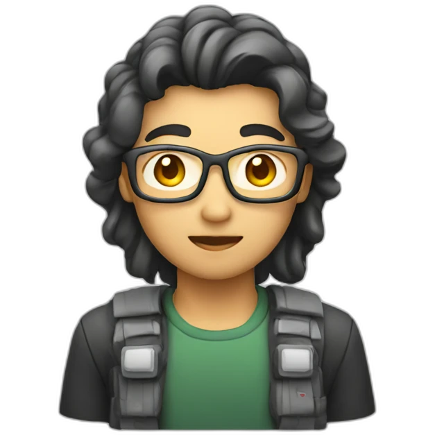 asian software developer emoji